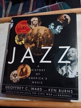 Jazz : A History of America's Music First Edition Hardcover Geoffrey C., Burns,